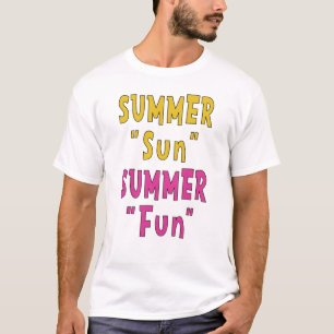 Camiseta Sol de verano Diversión de verano