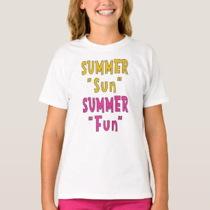 Camiseta Sol de verano Diversión de verano