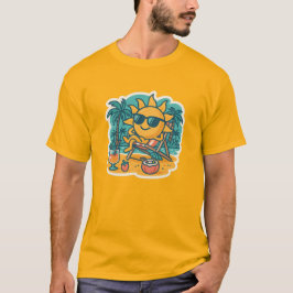 Camiseta Sol de Verano Genial – Vibraciones Retro de Playa