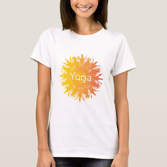Camiseta Sol de yoga caliente (Anverso)