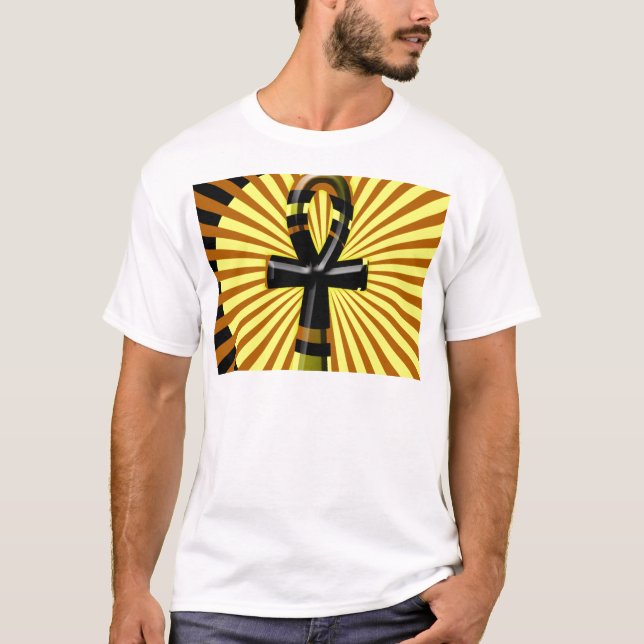 Camiseta sol del ankh (Anverso)