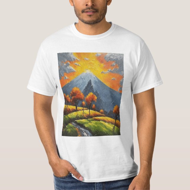 Camiseta Sol e chuva (Anverso)