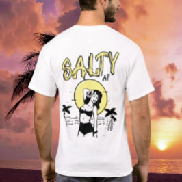 Camiseta Sol en la playa por Salty AF