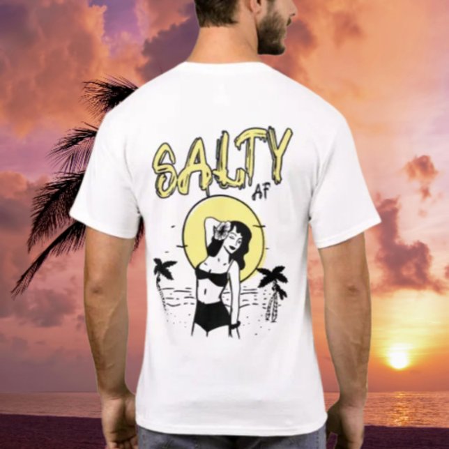 Camiseta Sol en la playa por Salty AF (Subido por el creador)