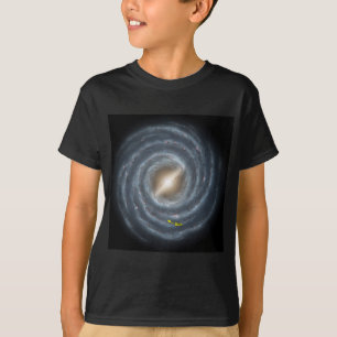Camiseta Sol en la Vía Láctea NASA