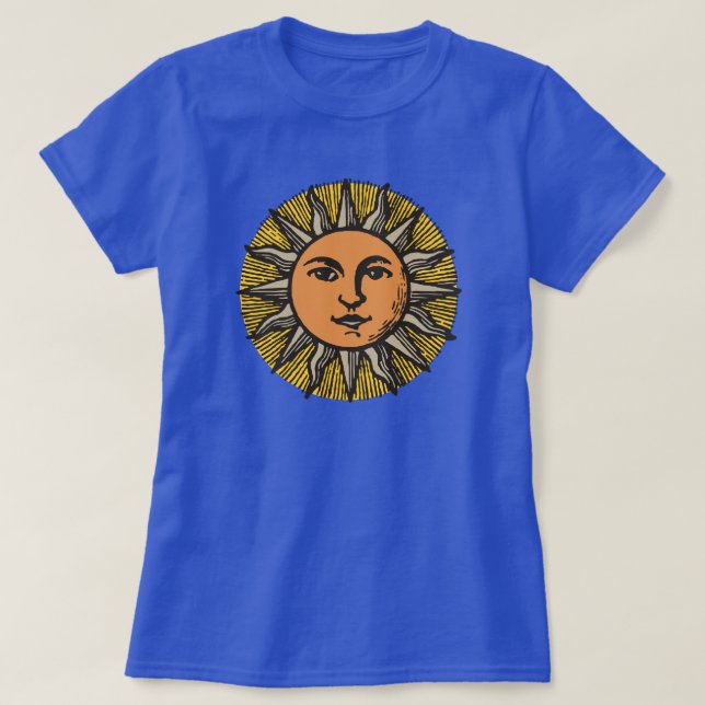 Camiseta Sol Face sol sonriente (Diseño del anverso)
