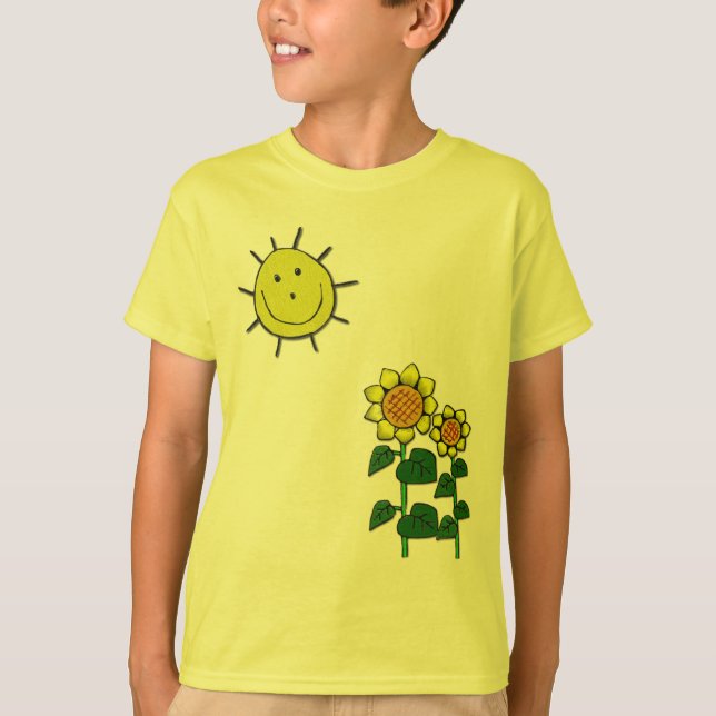 Camiseta Sol feliz (Anverso)