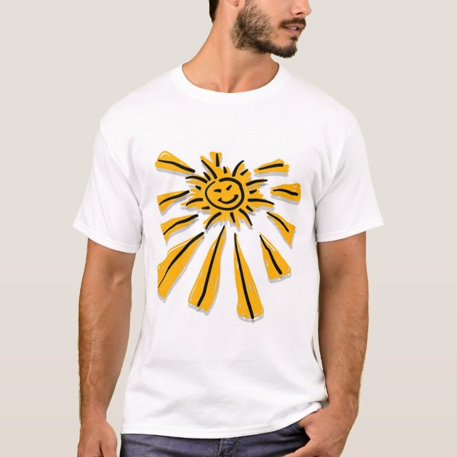 Camiseta Sol feliz (Anverso)