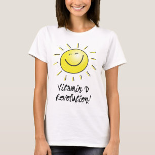 Camiseta Sol feliz, revolución de la vitamina D