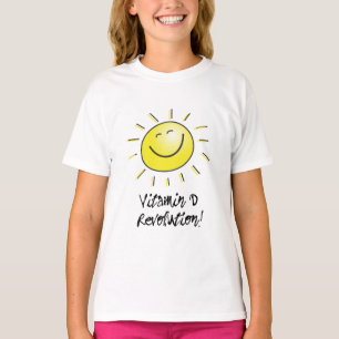 Camiseta Sol feliz, revolución de la vitamina D