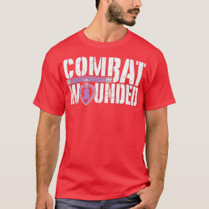 Camiseta Sol herido en combate de    veterano militar de co