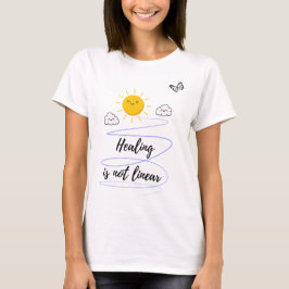 Camiseta Sol Kawaii y espiral de nubes lindo - clima feliz