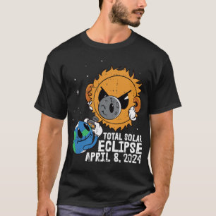 Camiseta Sol lunar Eclipse solar total Abril 8 2024 Totalid