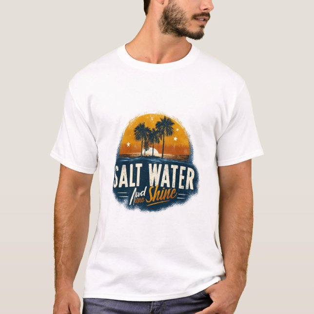 Camiseta Sol, mar y brisas saladas (Anverso)