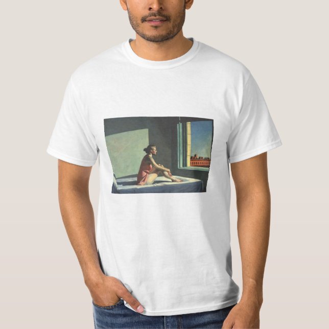 Camiseta Sol matinal - Edward Hopper (Anverso)