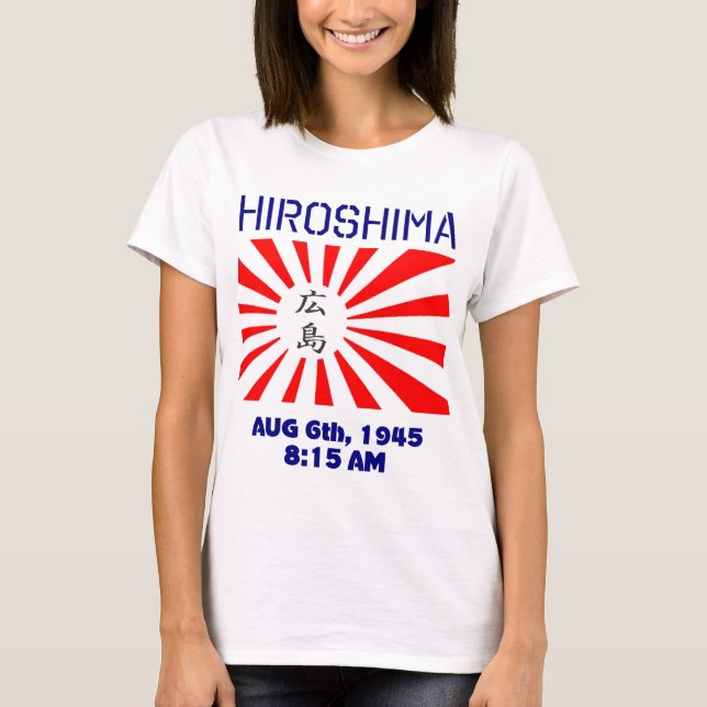 Camiseta Sol naciente de Hiroshima (Anverso)
