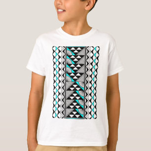 Camiseta Sol nativo y lluvia en turquesa