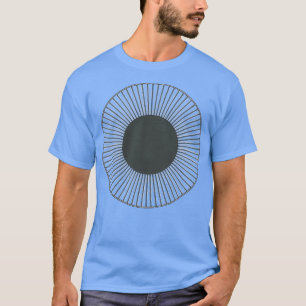 Camiseta Sol nocturno oscuro y alquímico