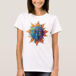 Camiseta Sol psicodélico -