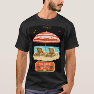Camiseta sol quema verano playa