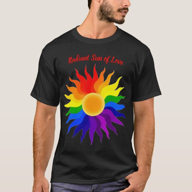 Camiseta Sol Radiante – Arte Orgullo (Anverso)