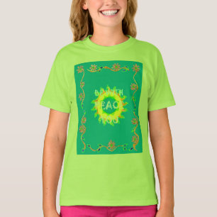 Camiseta Sol Radiante: La Paz Sea Con Usted Impresión Inspi