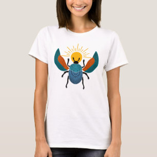 Camiseta Sol rodante de la vieja cicatriz egipcia