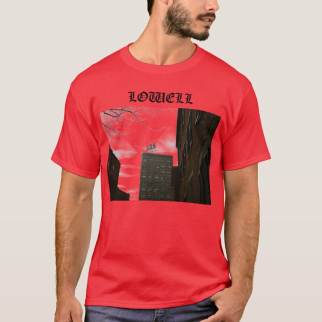 CAMISETA SOL ROJO DE LOWELL (Anverso)