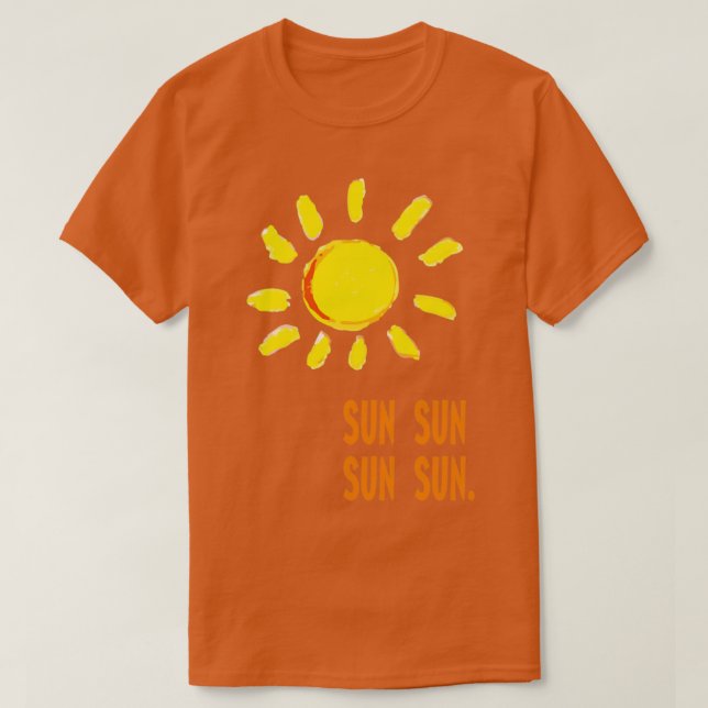 Camiseta sol sol (Diseño del anverso)