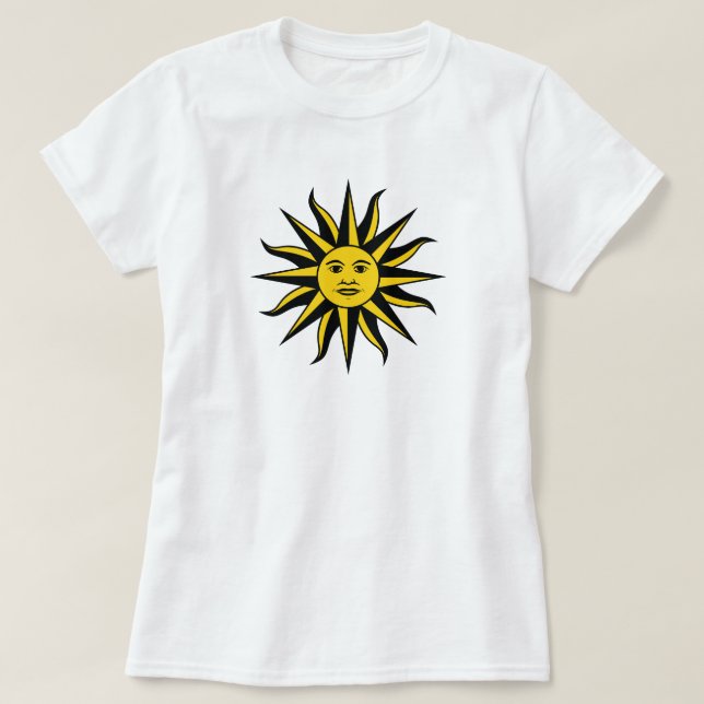 Camiseta Sol sonriente (Diseño del anverso)