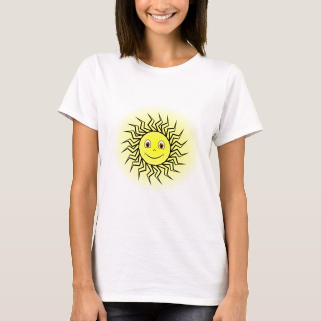 Camiseta Sol sonriente (Anverso)