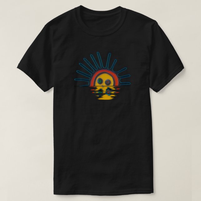 Camiseta Sol Taino Sunset T-Shirt (Diseño del anverso)