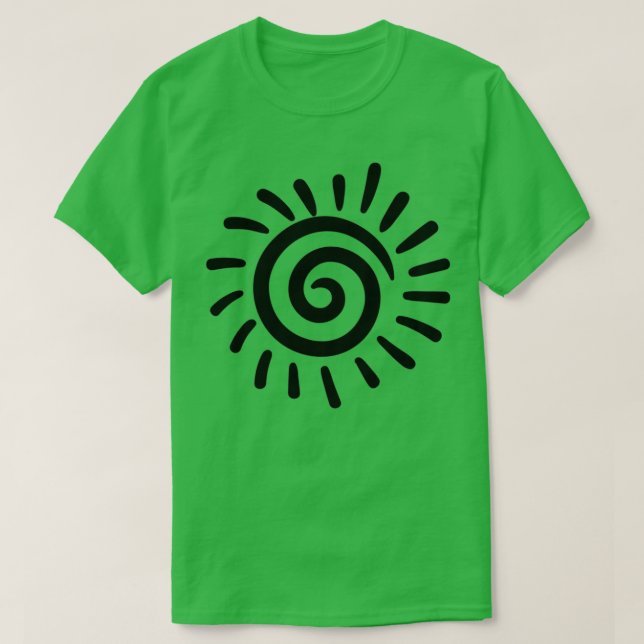 Camiseta Sol tribal 1 (Diseño del anverso)