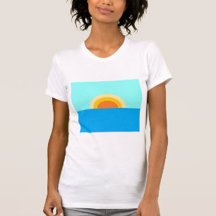 Camiseta Sol veraniego en el agua