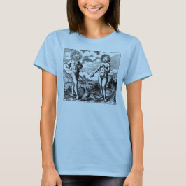 Camiseta sol y luna alquímicos