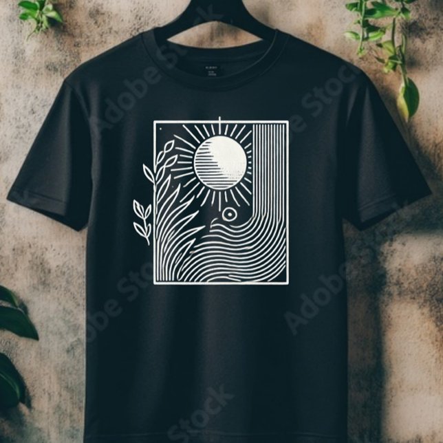 Camiseta sol y olas (Subido por el creador)