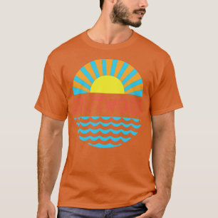 Camiseta Sol Y Ondas De La Playa De Driftwood