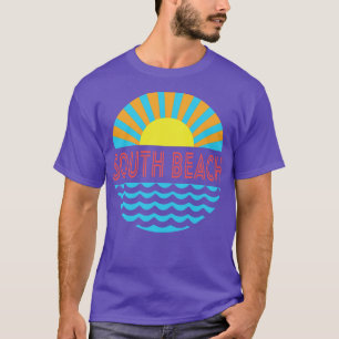 Camiseta Sol Y Ondas De Playa Del Sur