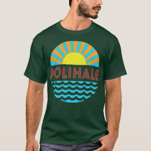 Camiseta Sol Y Ondas De Playa Polihale