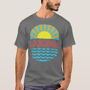 Camiseta Sol Y Ondas De Playa Rockaway