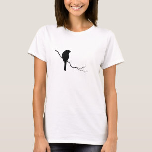 Camiseta sola del pájaro