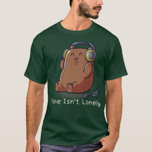 Camiseta Sola no es solitario el fanático de la música intr