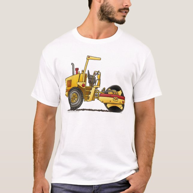 Camiseta Sola ropa de la construcción del compresor del (Anverso)