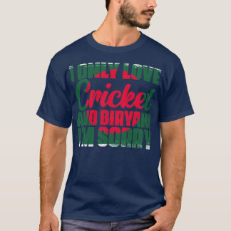 Camiseta Solamente Amo El Increíble Cricket Y Biryani Bangl