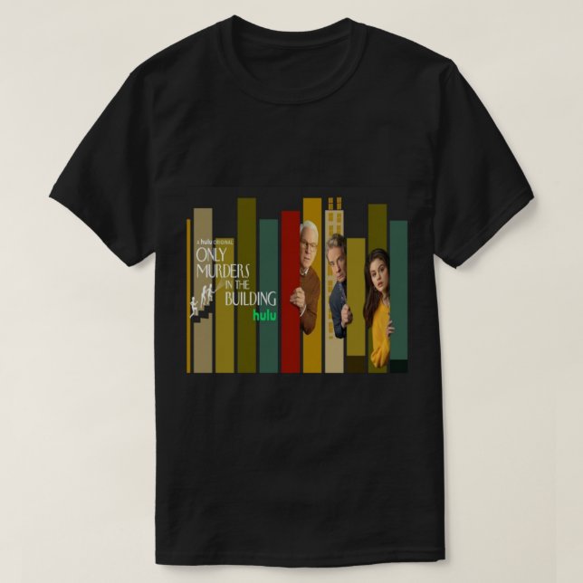 Camiseta Solamente asesinatos en el edificio (Diseño del anverso)