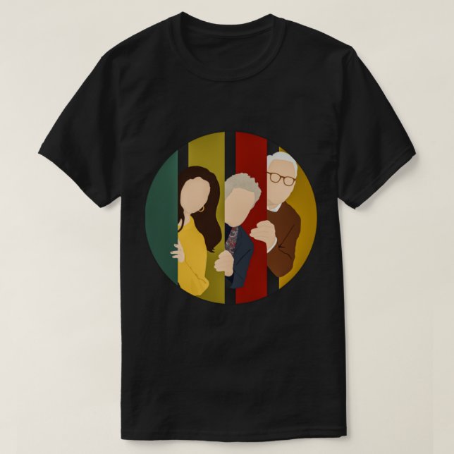 Camiseta Solamente asesinatos en el edificio OMITB (Diseño del anverso)