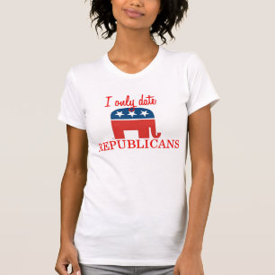 Camiseta Solamente fecho a republicanos el tanque