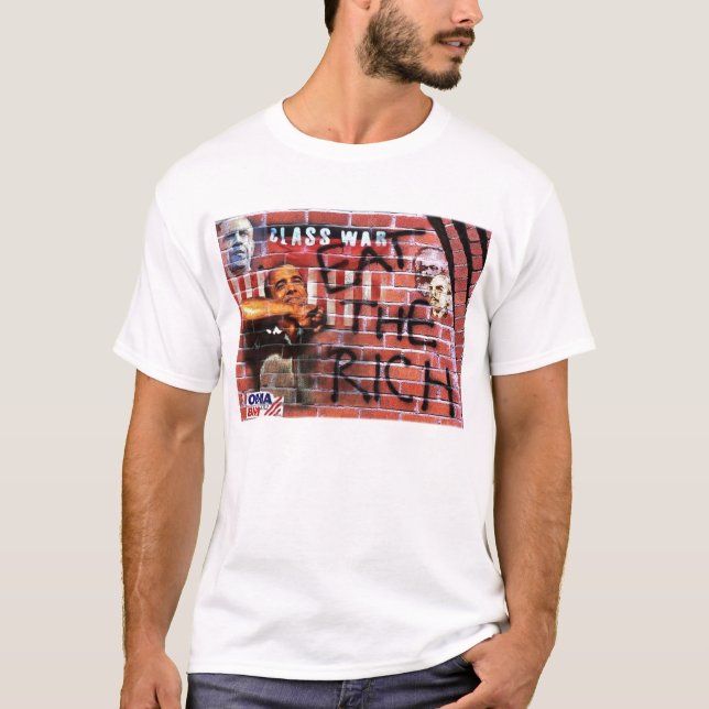 Camiseta Solamente la élite sobrevive guerra de clase (Anverso)