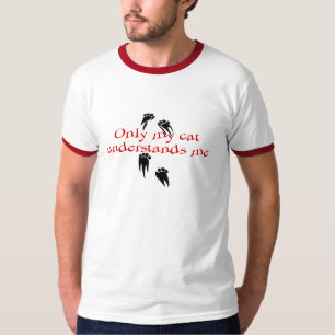 Camiseta Solamente mi gato me entiende