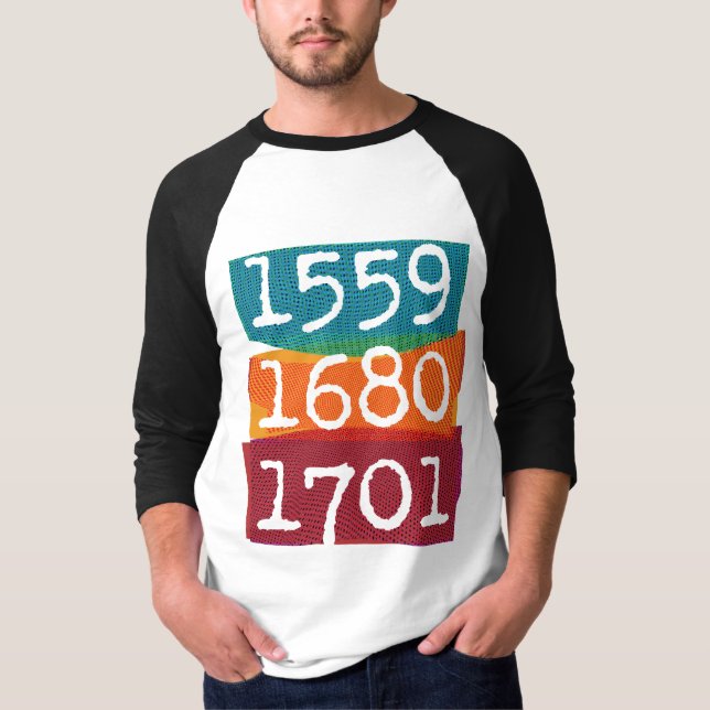 Camiseta Solamente números (Anverso)